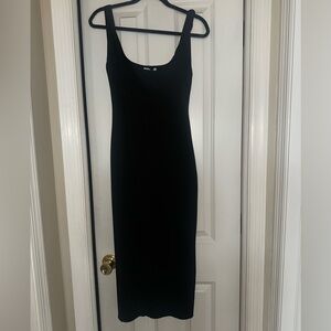 Zara Black Midi Dress